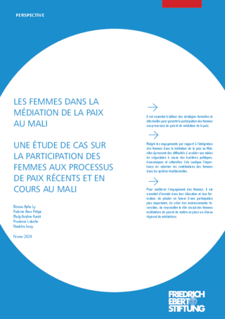 Les femmes dans la médiation de la paix au Mali